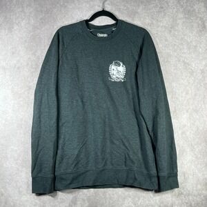 Terraria‎ Sweatshirt Mens Medium Gray Crew Neck Pullover Organic Cotton Casual